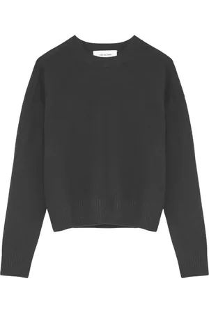 YVES SALOMON Sweatshirts & Hoodies, Dames, Grijs, S, Gebreide Trui
