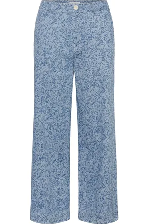 Part Two Jeans, Dames, Blauw, S, Katoen, Straight-Leg Jeans