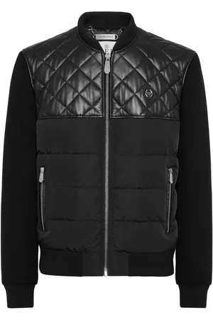 Philipp Plein Jassen, Heren, Zwart, L, Stijlvolle Jas