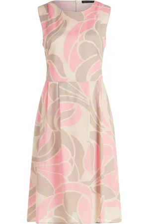 Betty Barclay Kleedjes, Dames, Veelkleurig, L, Leer, Bloemen Etuikleed voor diverse gelegenheden