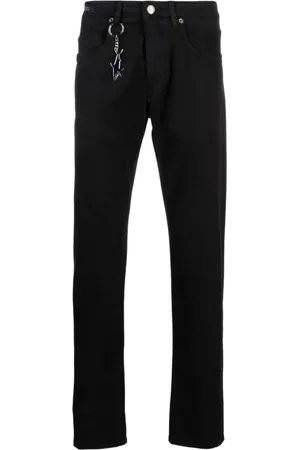 Paul & Shark Broeken, Heren, Zwart, L, Katoen, Slim-fit broek