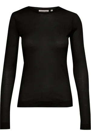 INWEAR Tops, Dames, Zwart, S, Katoen, Base Long Sleeve Top