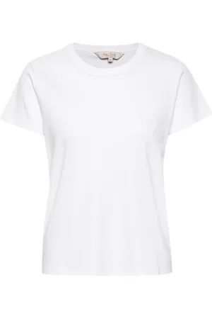 Part Two Tops, Dames, Wit, 3Xl, Katoen, Elastisch Katoenen T-shirt