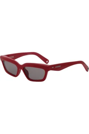 Jacquemus Accessoires, Heren, Rood, ONE Size, Stijlvolle zonnebril voor een coole look