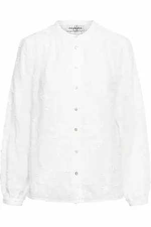&Co Woman Blouses & Shirts, Dames, Wit, XS, Katoen, Willemijn R