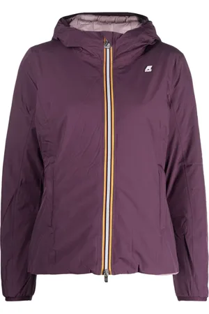 K-Way Jassen, Dames, Paars, S, Hooded Puffer Jacket