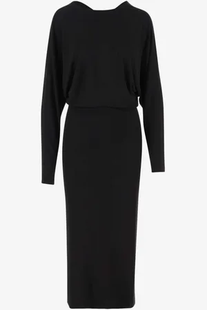 Khaite Kleedjes, Dames, Zwart, S, Maxi-jurk