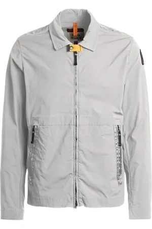 Parajumpers Jassen, Heren, Grijs, 2Xl, Katoen, Stone-Washed Stretch Overshirt