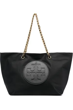 Tory Burch Tassen, Dames, Zwart, ONE Size, Nylon, Ella Chain Tote Bag
