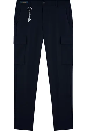 Paul & Shark Broeken, Heren, Blauw, L, Nylon, Regular Fit Nylon Broek