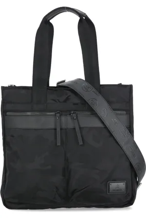 Premiata Tassen, Heren, Zwart, ONE Size, Zwarte zwarte tote bag met meerdere vakken