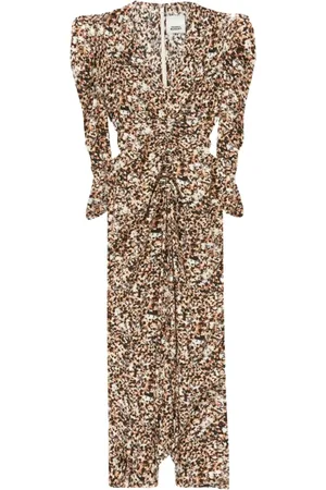 Isabel Marant Kleedjes, Dames, Veelkleurig, M, Albini Midi-jurk
