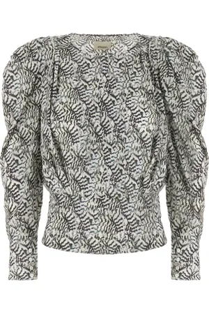 Isabel Marant Tops, Dames, Veelkleurig, S, Katoen, Top met lange mouwen