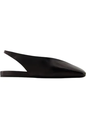 Jil Sander Schoenen, Dames, Zwart, 35 EU, Leer, Leren Ballerina`s