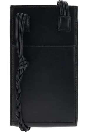 Jil Sander Accessoires, Heren, Zwart, ONE Size, Leer, Extra-Accessori Portemonnees Kaarthouders