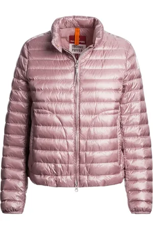 Parajumpers Jassen, Dames, Roze, L, Nylon, Lichtgewicht Gewatteerd Donsjack