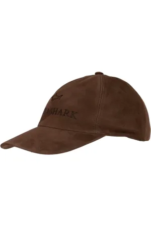 Paul & Shark Accessoires, Heren, Bruin, M, Leer, Bruine Aqualeather Baseball Cap