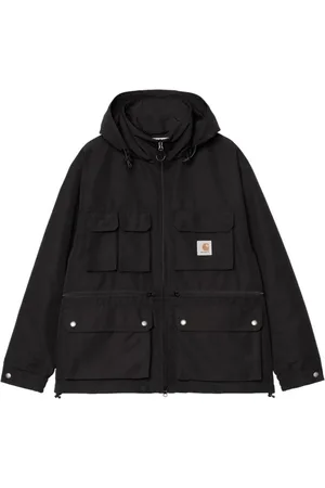 Carhartt Jassen, Heren, Zwart, L, Polyester, Outdoor-geïnspireerde Polyesterjas met Functionele Details