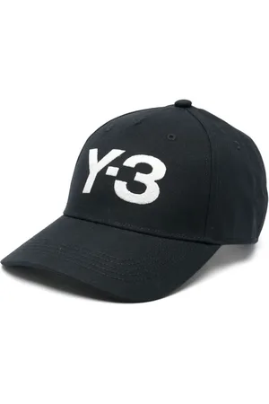 Y-3 Accessoires, Heren, Zwart, ONE Size, Zwarte pet met uitgesneden details