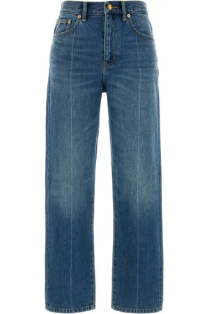 Tory Burch Jeans, Dames, Blauw, W28, Denim, Klassieke Denim Jeans