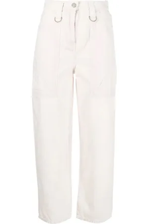 IRO Jeans, Dames, Roze, M, Katoen, Casual Rechte Roze Jeans