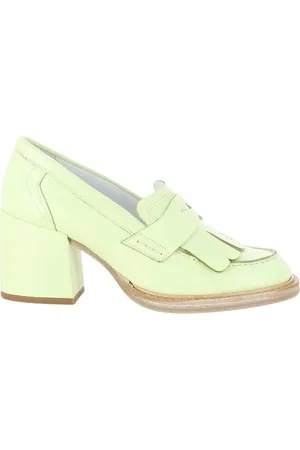 Pertini Schoenen, Dames, Groen, 39 EU, Lichtgroene Pumps