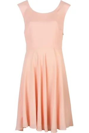 Patrizia Pepe Kleedjes, Dames, Roze, M, Rechtgesneden midi-jurk