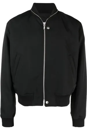 Jil Sander Jassen, Heren, Zwart, M, Wol, Wollen Bomberjack