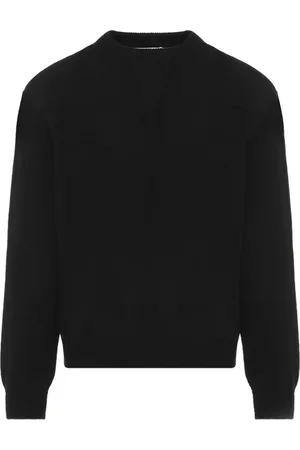 Jil Sander Truien, Heren, Zwart, L, Zwarte Jumper Trui