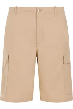 Kenzo Korte broeken, Heren, , L, Katoen, Camel Workwear Shorts