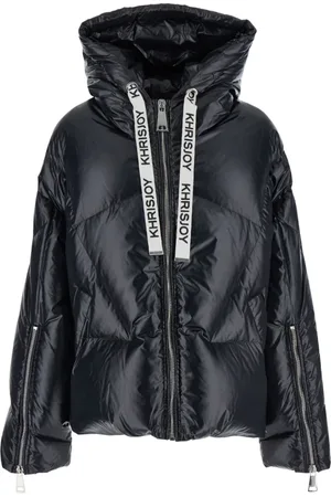 Khrisjoy Jassen, Dames, Zwart, S, Glanzende Zwarte Jassen