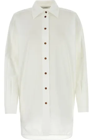 Serafini Blouses & Shirts, Dames, Wit, S, Katoen, Camicia Shirt