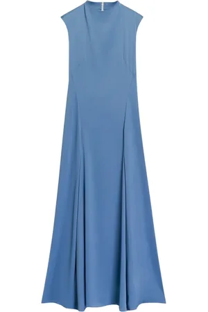 Ivy & Oak Kleedjes, Dames, Blauw, 2Xl, Marcella Liz Maxi-jurk