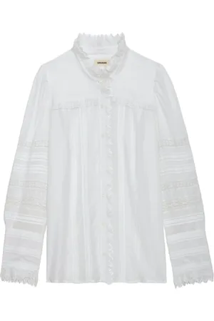 Zadig & Voltaire Blouses & Shirts, Dames, Wit, S, Katoen, Trevy Tomboy Shirt