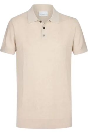 Profuomo Tops, Heren, , L, Katoen, Luxe Katoenen Poloshirt
