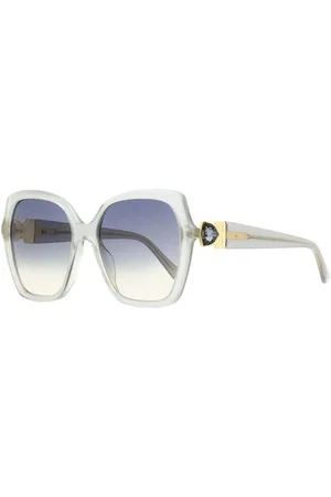 Jimmy Choo Accessoires, Dames, Wit, ONE Size, Resin Zonnebril
