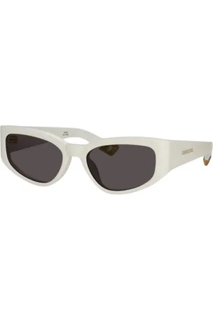 Jacquemus Accessoires, Heren, Wit, ONE Size, Stijlvolle Zonnebril