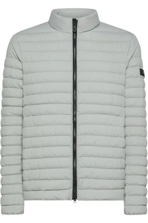 Peuterey Jassen, Heren, Grijs, L, Nylon, Lichtgewicht Grijze Jas