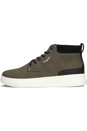PME Legend™ Schoenen, Heren, Groen, 42 EU, Leer, Lexing-T High Top Sneakers