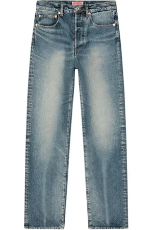 Kenzo Jeans, Heren, Blauw, W30, Katoen, Modern Man Straight Jeans