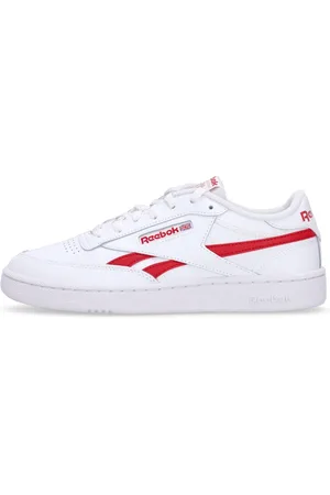 Reebok Schoenen, Heren, Wit, 45 EU, Club C Revenge Heren Lage Schoen Cloud /vector Red/cloud