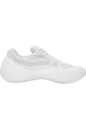 J.W.Anderson Schoenen, Dames, Wit, 40 EU, Leer, Witte Chunky Low Top Sneakers