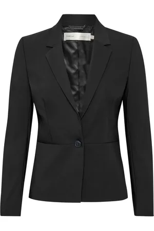 INWEAR Jassen, Dames, Zwart, XL, Katoen, Zella Blazer 30104280