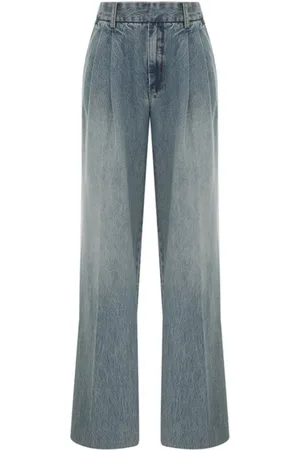 ZIMMERMANN Jeans, Dames, Blauw, S, Denim, Illustration Denim Pant