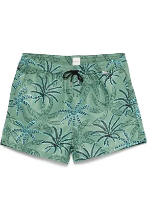 Paul Smith Badkleding, Heren, Groen, M, Bosgroene Zwembroek Elastische Tailleband
