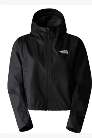 The North Face Jassen, Dames, Zwart, S, Zwarte Cropped Quest Jas