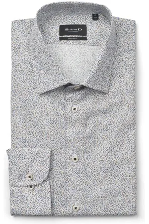 Tommy Hilfiger Overhemden, Heren, Grijs, 4Xl, Katoen, Stijlvol Zandkleurig Casual Overhemd