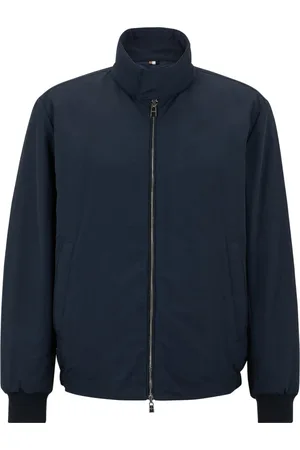 HUGO BOSS Jassen, Heren, Blauw, M, Coshua Reversible Regular Fit Jas