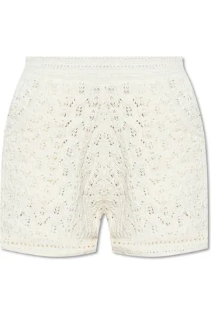 IRO Korte broeken, Dames, Wit, M, Katoen, Shorts Enaya