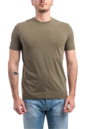 ALTEA Tops, Heren, Groen, M, Katoen, Superfijne Jersey T-shirt